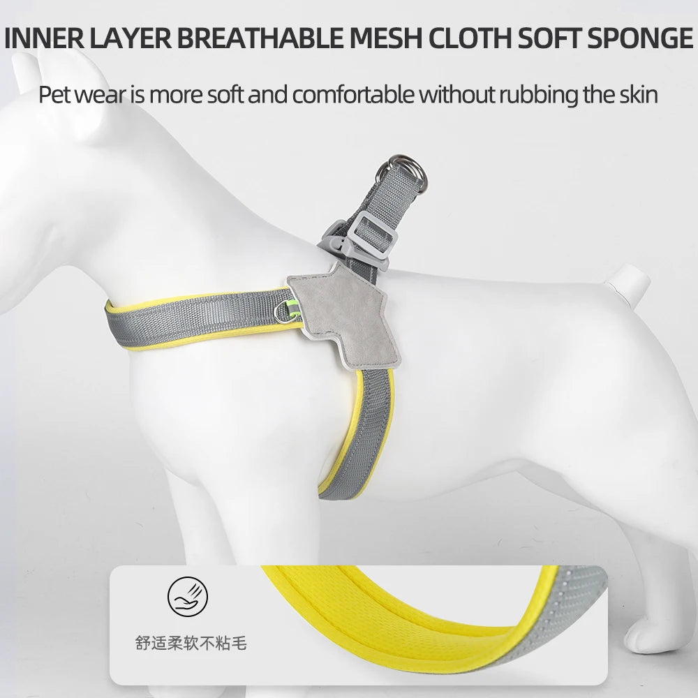 No-Pull Reflective Dog Harness